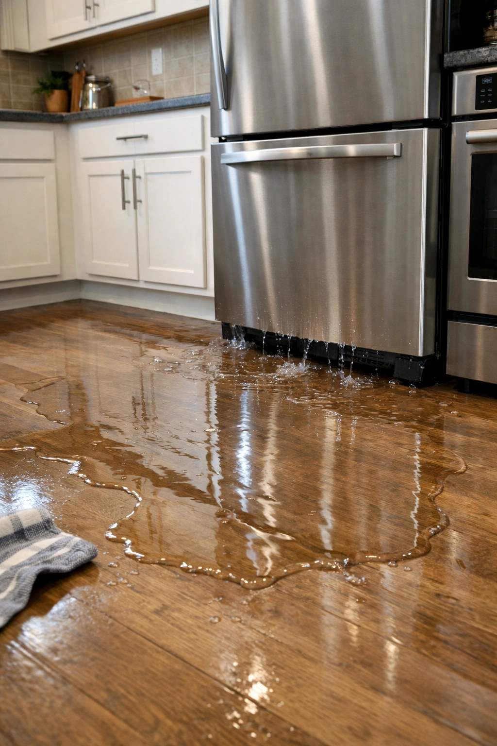 Appliance leak water damage cleanup Grand Rapids
