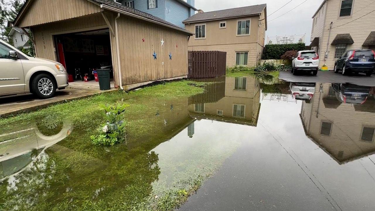 Storm flooding causing residential water damage requiring water damage restoration in Grand Rapids Michigan